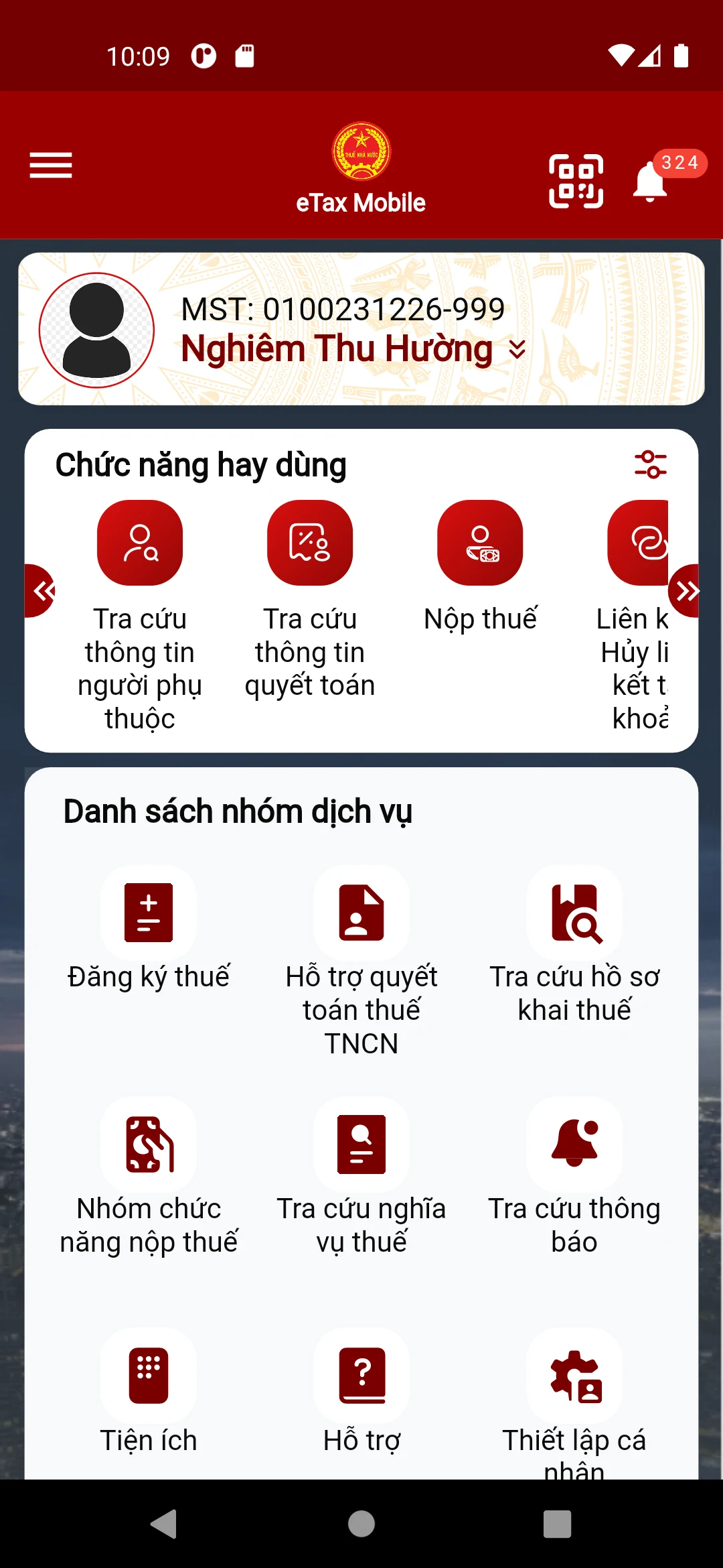 eTax Mobile screenshot