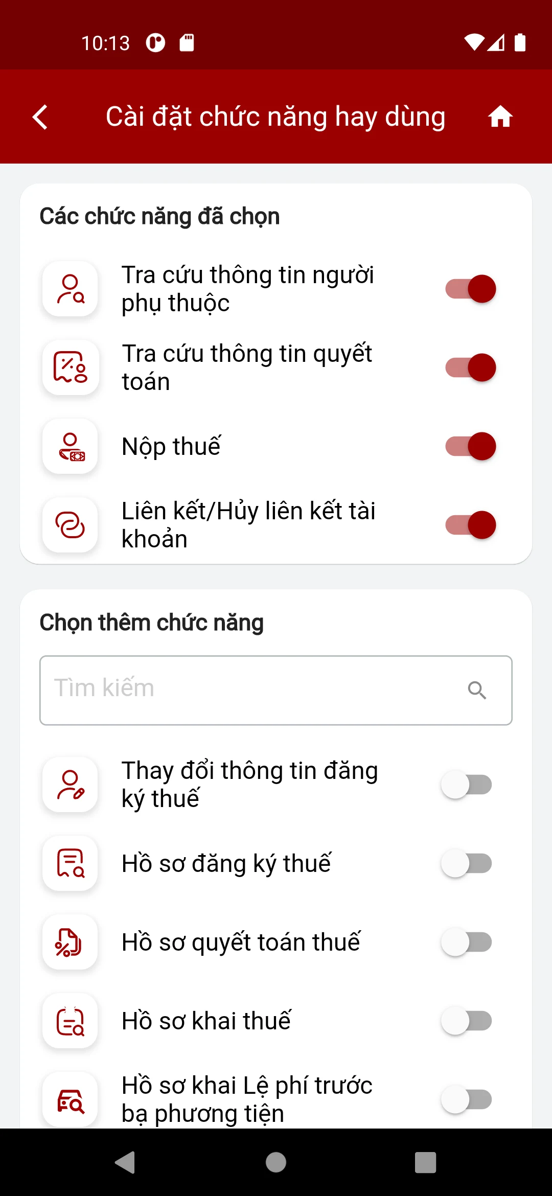 eTax Mobile screenshot